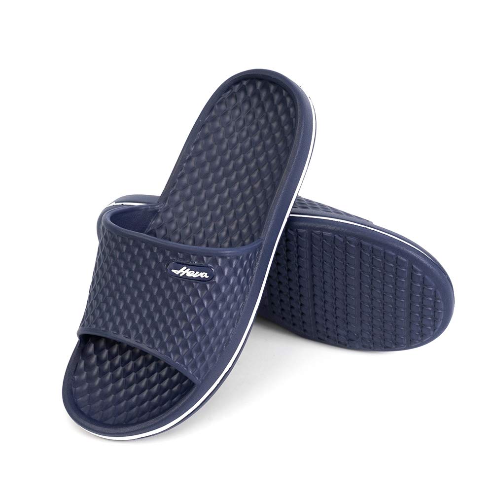 FUNKYMONKEY Men's Shower Slides - Non Slip Quick Drying Sandals for Men – Lightweight Pool Beach Bathroom Slippers Indoor Outdoor - Image 7