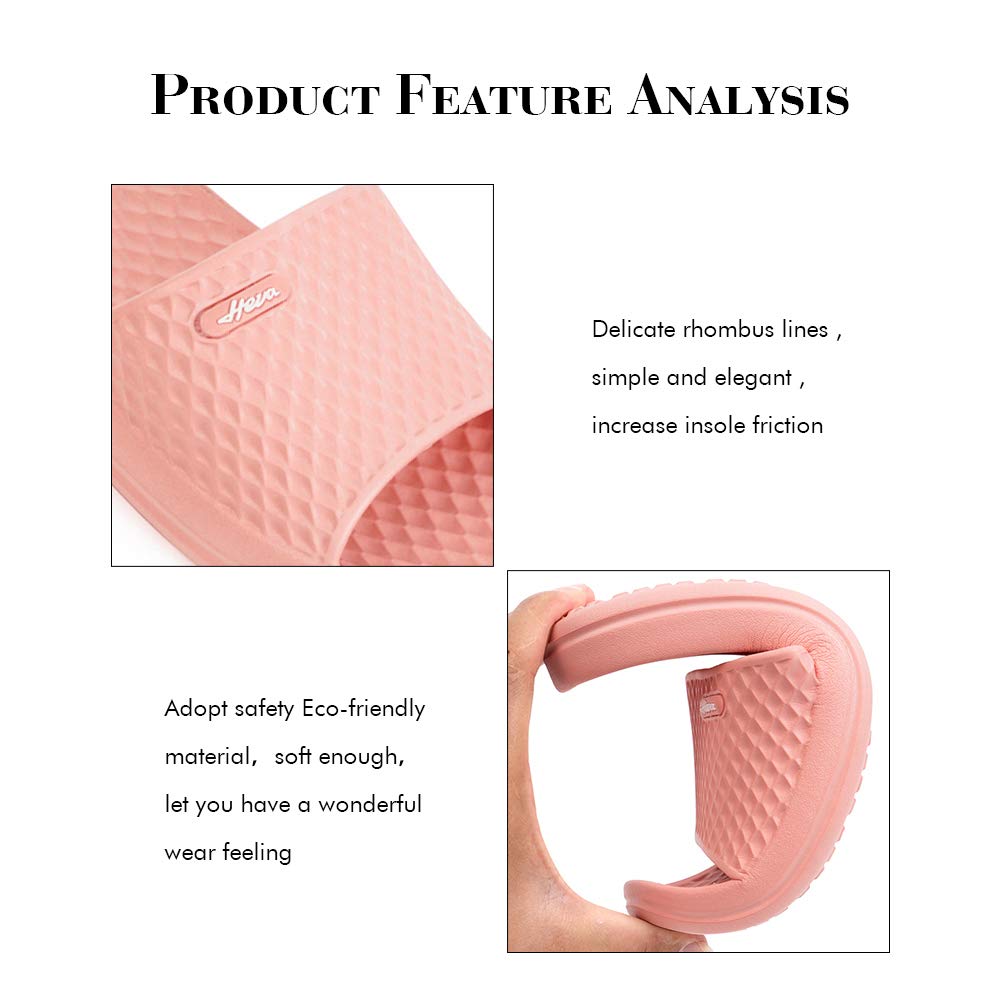 FUNKYMONKEY Womens Bathroom Shower Slippers Indoor Home Beach Non Slip Sandal - Image 4